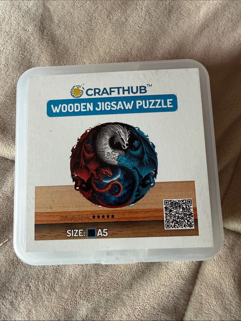 PuzzlesUp Wooden Jigsaw Puzzle - Lot of 3 Size A5